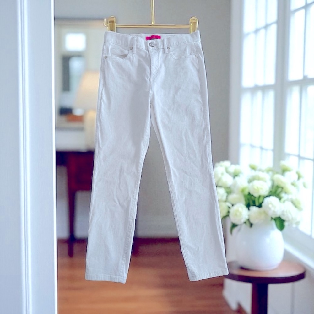 Lilly Pulitzer White Ankle Jeans